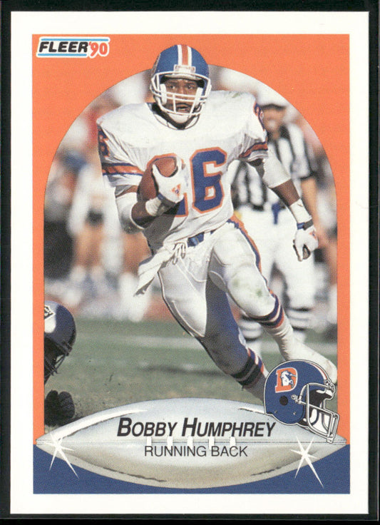Bobby Humphrey 1990 Fleer #23 Denver Broncos front