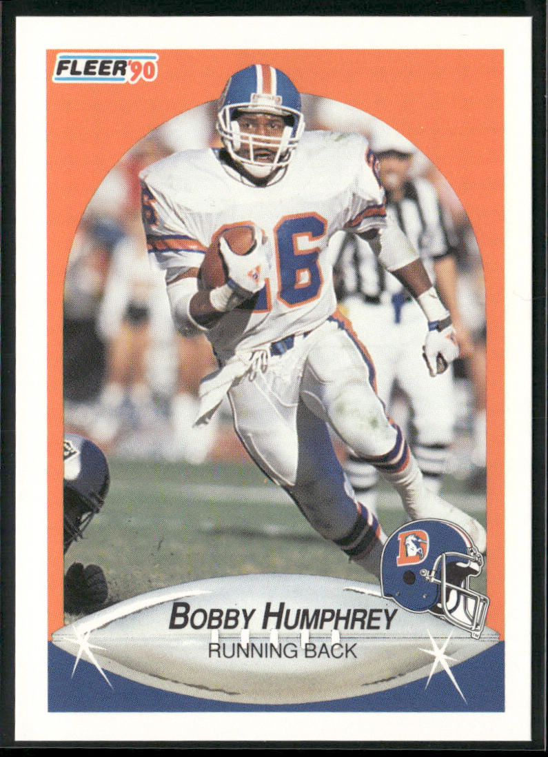 Bobby Humphrey 1990 Fleer #23 Denver Broncos front