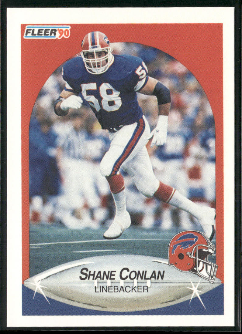 Shane Conlan 1990 Fleer #112 Buffalo Bills front