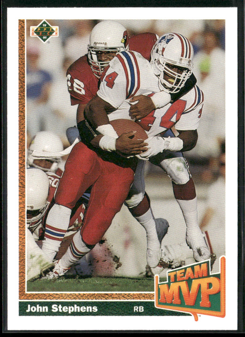 John Stephens 1991 Upper Deck #467 New England Patriots
