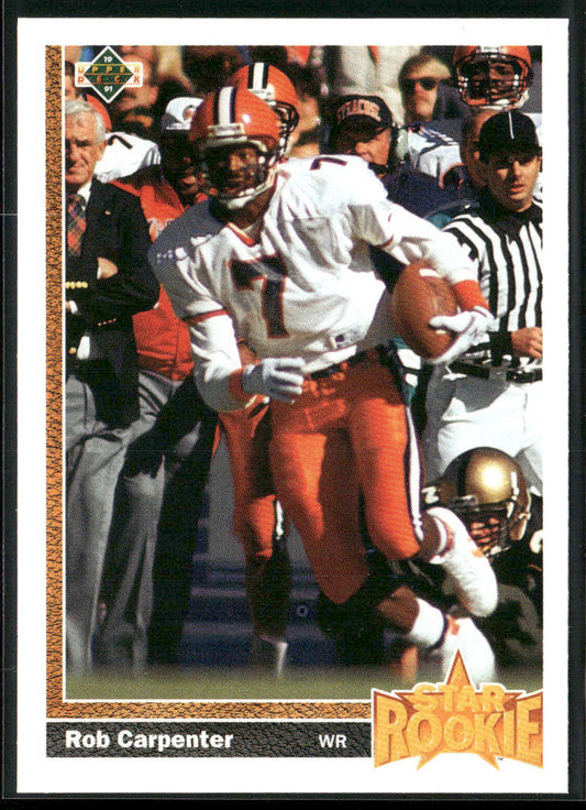 Rob Carpenter 1991 Upper Deck #14c RC Cincinnati Bengals