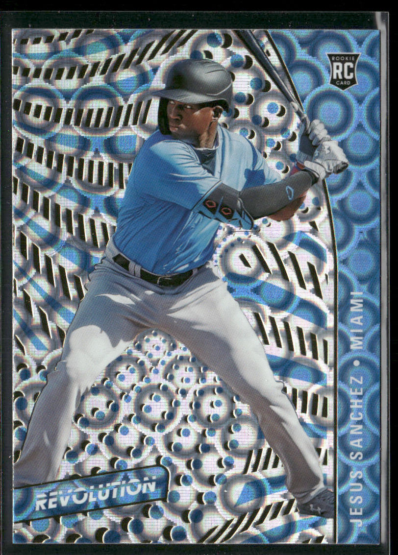 Jesus Sanchez 2021 Panini Chronicles Revolution Groove #11 Miami Marlins