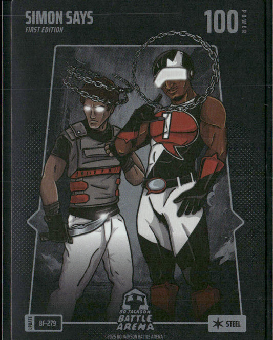 Anfernee Simons SIMON SAYS Steel Battlefoil 2025 Bo Jackson Battle Arena BF-279