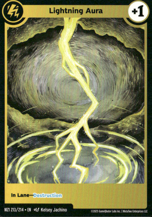 Lightning Aura 213/214 MZ1 Metazoo Base Set
