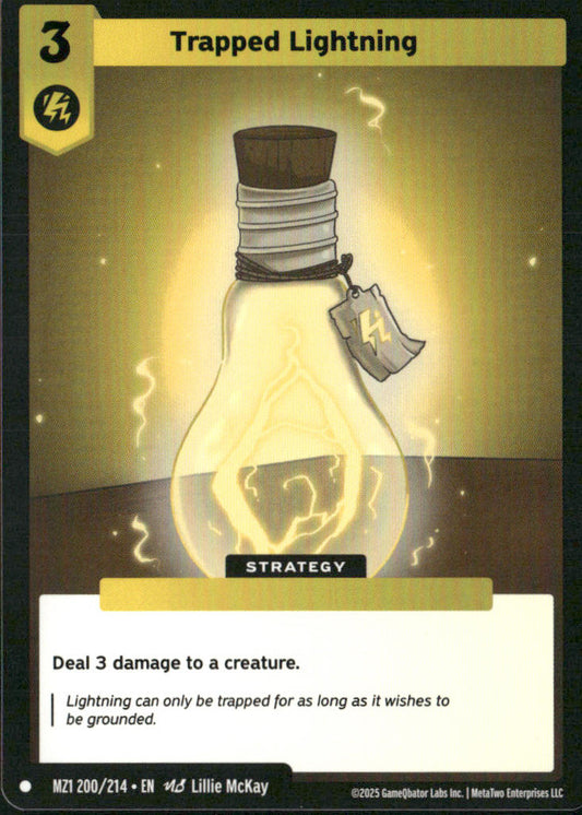 Trapped Lightning 200/214 MZ1 Metazoo Base Set