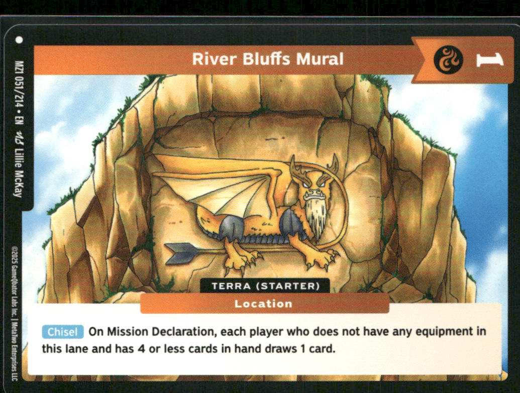 River Bluffs Mural 051/214 MZ1 Metazoo Base Set