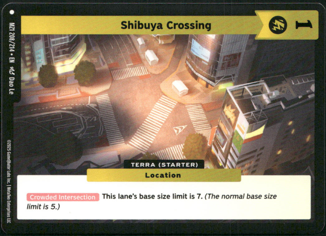 Shibuya Crossing 208/214 MZ1 Metazoo Base Set