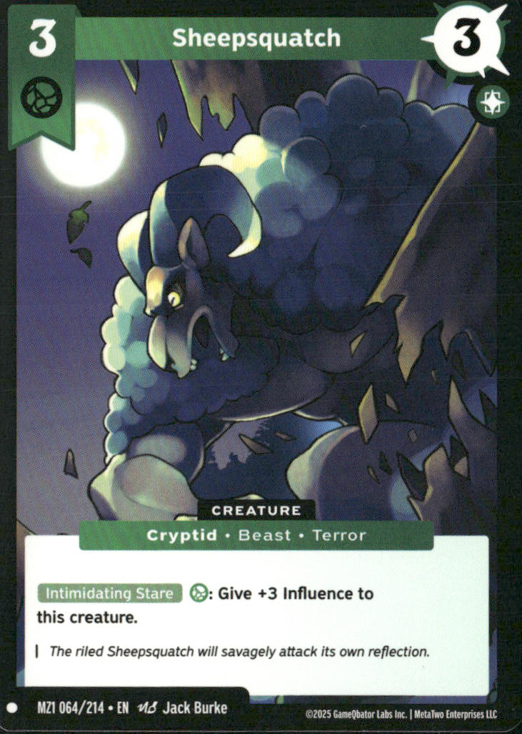 Sheepsquatch 064/214 MZ1 Metazoo Base Set
