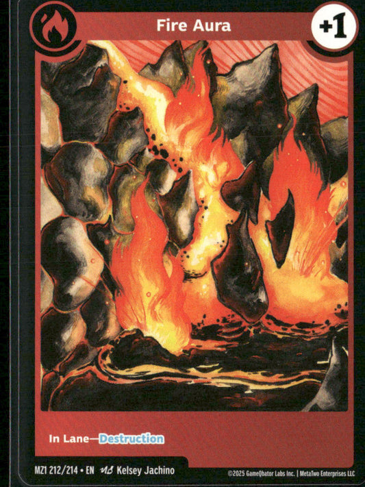 Fire Aura 212/214 MZ1 Metazoo Base Set