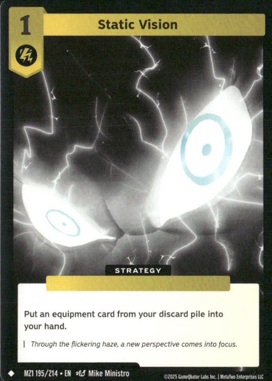 Static Vision 195/214 Uncommon MZ1 Metazoo 2025