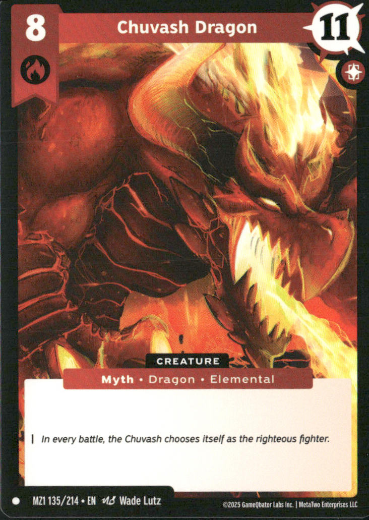 Chuvash Dragon 135/214 MZ1 Metazoo Base Set