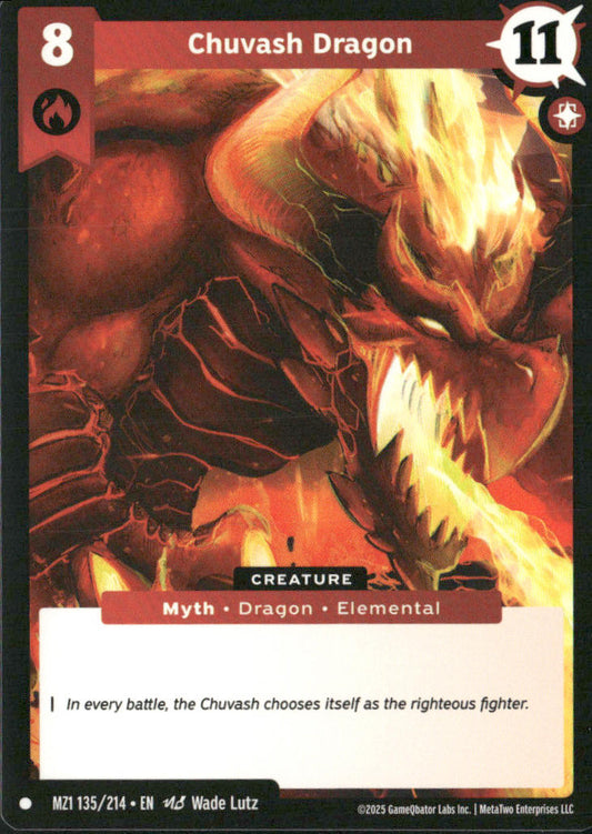 Chuvash Dragon 135/214 MZ1 Metazoo Base Set