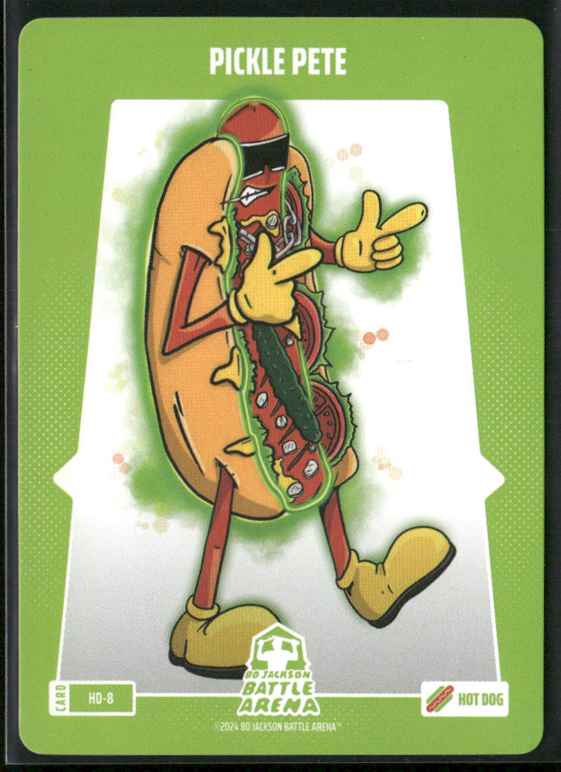 2024 Bo Jackson Battle Arena Hot Dog # HD-8 Pickle Pete
