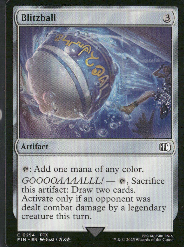Blitzball - Final Fantasy - NM - MTG Magic - Common - Artifact