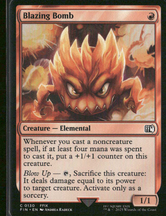 MTG - Final Fantasy: Blazing Bomb (0130) - Common - Near Mint