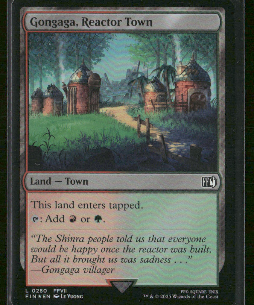 Gongaga, Reactor Town FINAL FANTASY #280 Land
