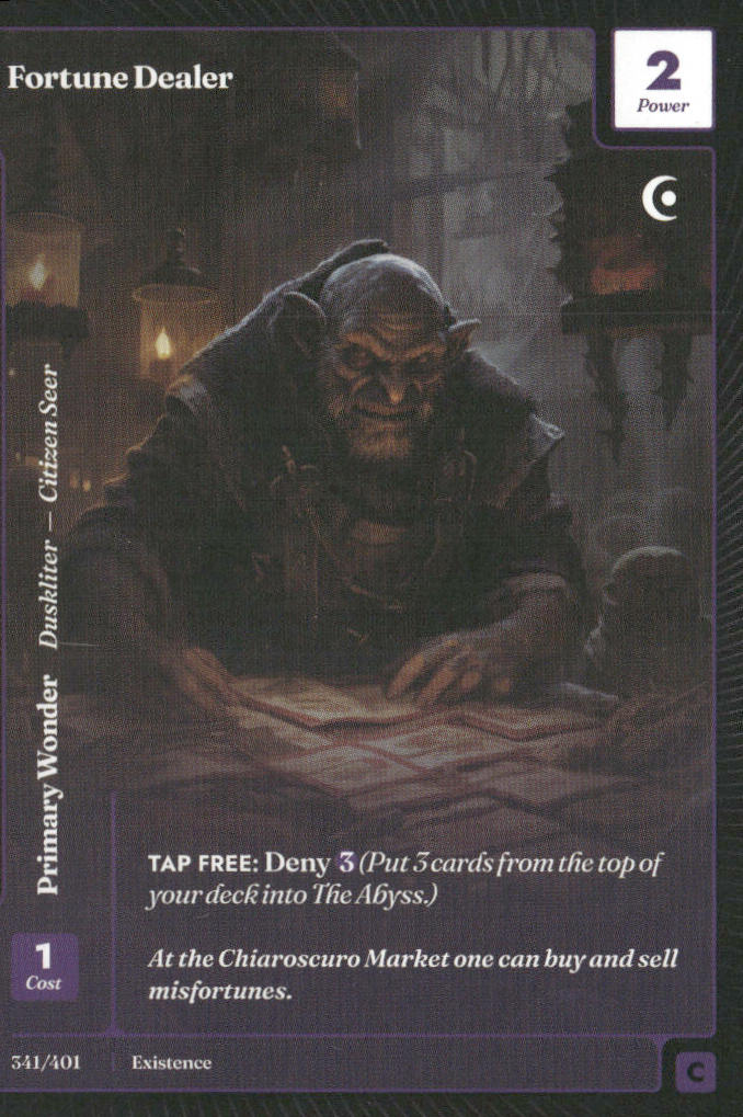 Wonders of the First- FORMLESS FOIL COMMON - FORTUNE DEALER - 341/401