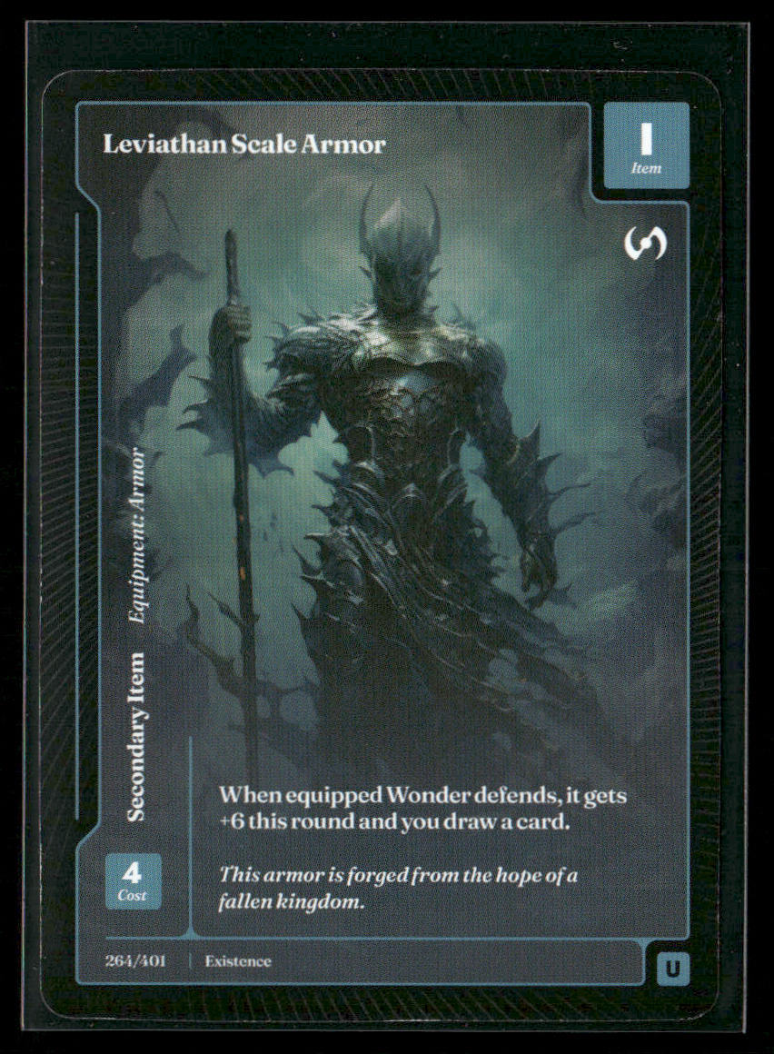 Wonders of the First Existence -#264 Leviathan Scale Armor - Secondary Armor UC