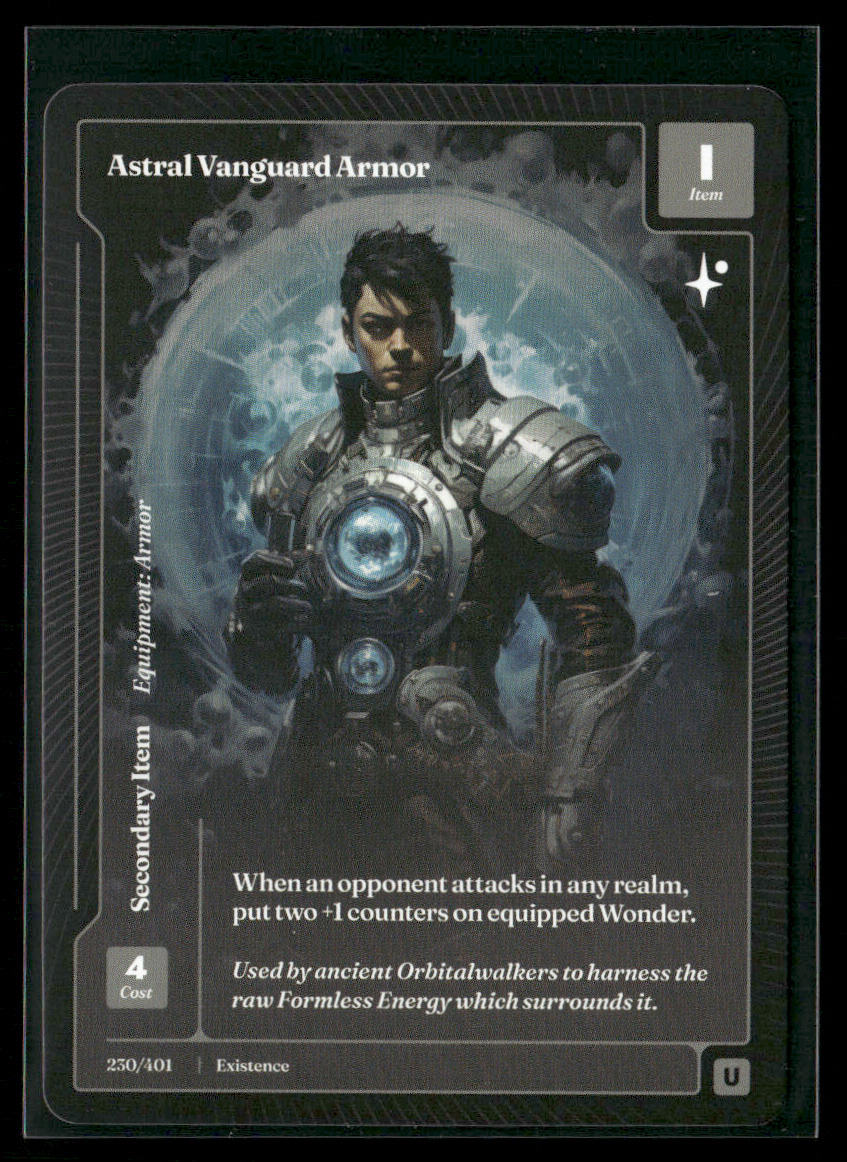 Wonders of the First - Astral Vanguard Armor 230/401 Secondary Item