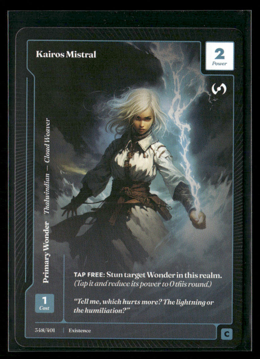 Wonders of the First Existence #348/401 Kairos Mistral - Common Foil