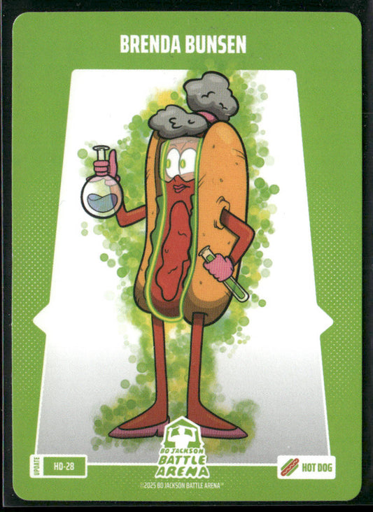 Brenda Bunsen 2025 Bo Jackson Battle Arena Alpha Update Hot Dog Card #HD-28
