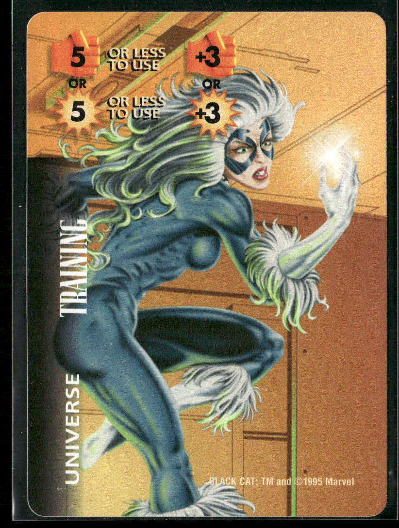 Black Cat - Training 1997 Fleer Spider-Man Marvel-OverPower-Universe #NNO