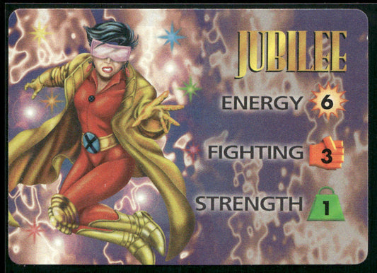 Jubilee 1997 Fleer Spider-Man Marvel-OverPower-Characters #NNO