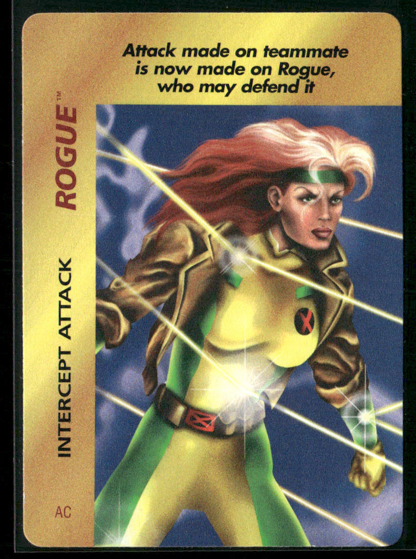 Rogue - Intercept Attack (AC) 1997 Fleer Spider-Man Marvel-OverPower #NNO