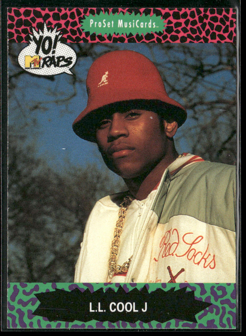 L.L. Cool J 1991 Pro Set Yo! MTV Raps #49
