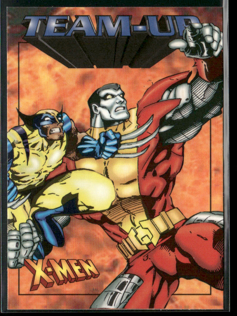 Wolverine &amp; Colossus 1997 Fleer/SkyBox X-Men #48