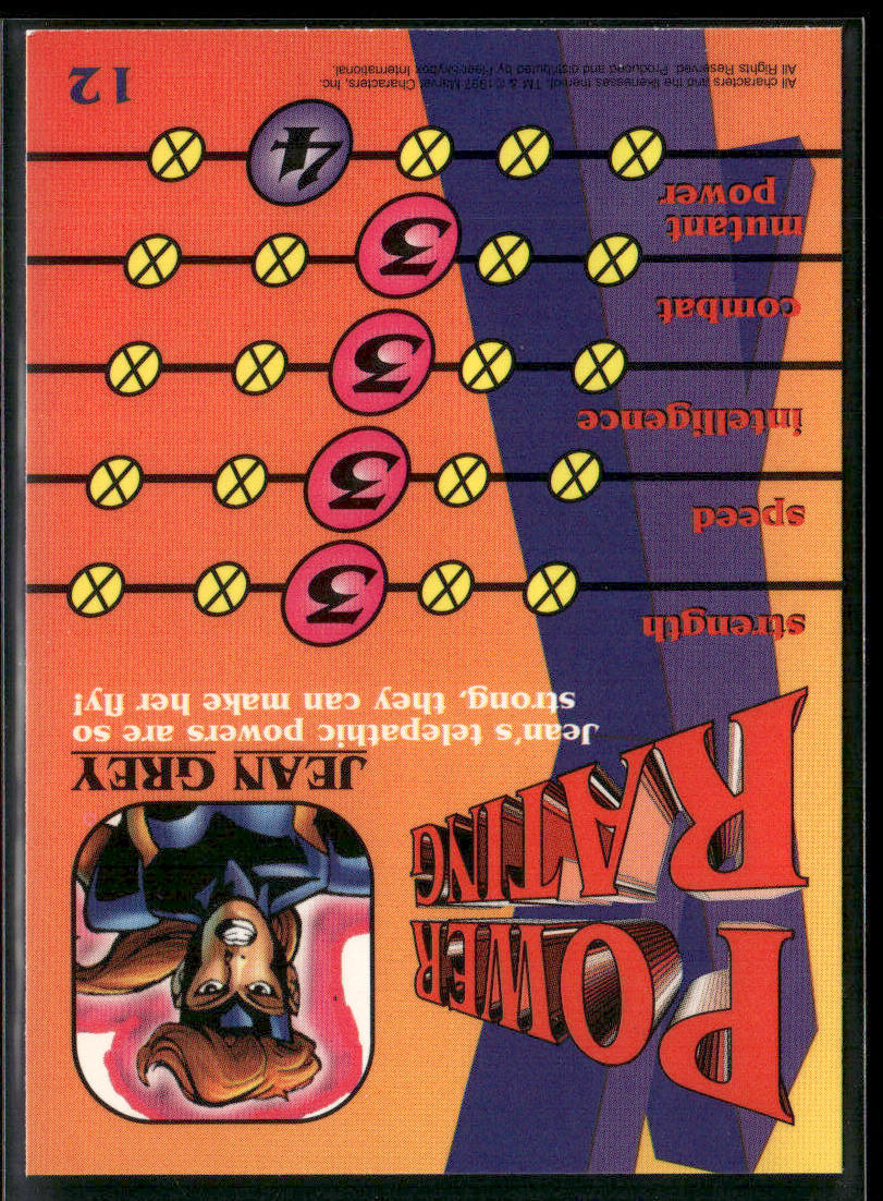Jean Grey 1997 Fleer/SkyBox X-Men #12