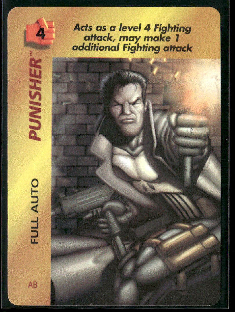 Punisher - Full Ammo 1997 Fleer Spider-Man Marvel-OverPower #NNO