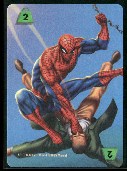 Spider-Man (Strength 2) 1997 Fleer Spider-Man Marvel-OverPower-Power #NNO
