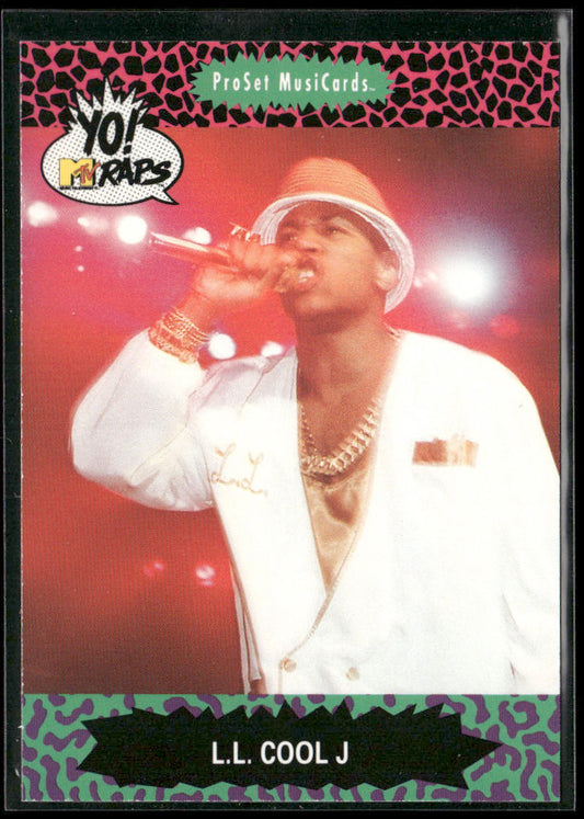 L.L. Cool J 1991 Pro Set Yo! MTV Raps #47