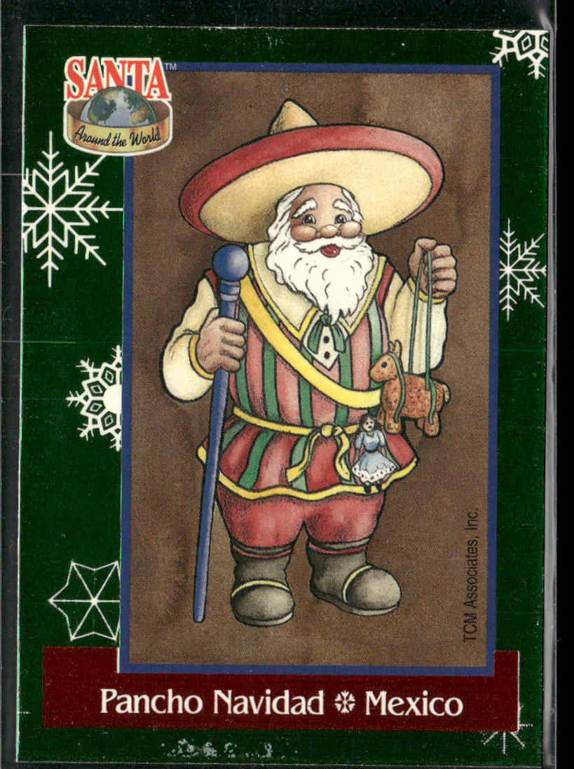 Pancho Navidad - Mexico 1995 TCM Santa Around the World Textured Foil #SF9