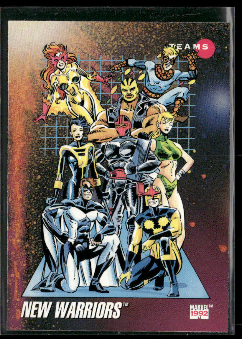 New Warriors 1992 Impel Marvel Universe #174