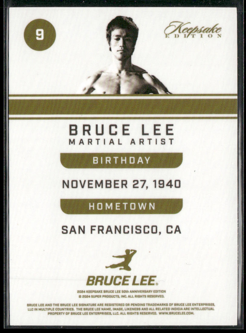 2024 Keepsake Bruce Lee 50th Anniversary Edition Silver Cracked Ice #9
