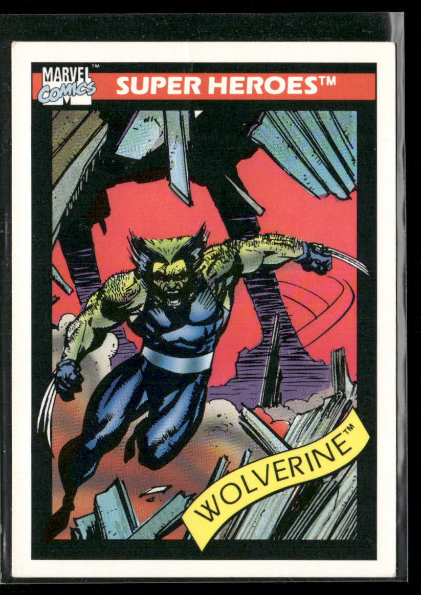 Wolverine 1990 Impel Marvel Universe #37
