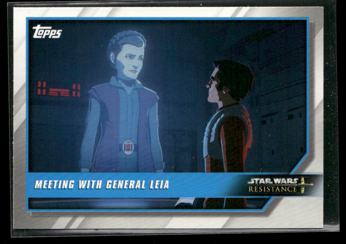 Meeting with General Leia 2019 Topps Star Wars: Resistance #7