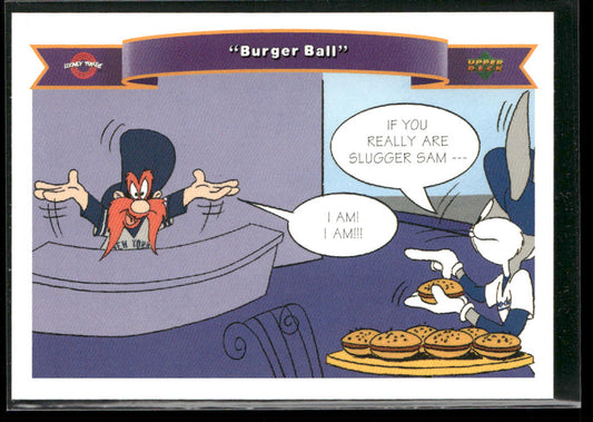 1991 Upper Deck Comic Ball 2 #111 Burger Ball Bugs Bunny Yosemite Sam
