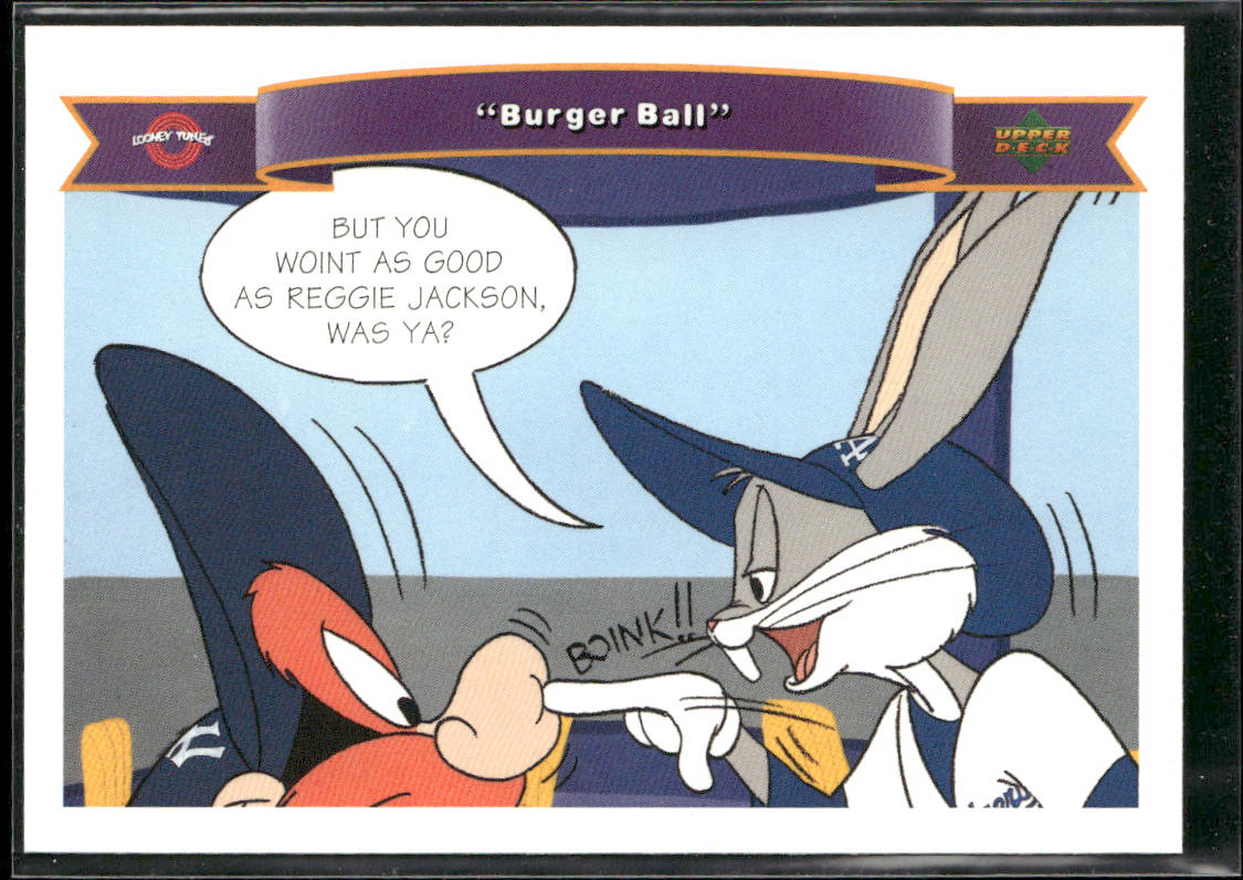 1991 Upper Deck Comic Ball 2 Looney Tunes #105 "Burger Ball