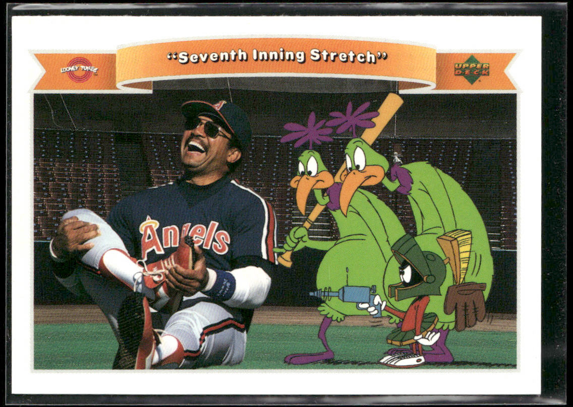 1991 Comic Ball 2 #92 Reggie Jackson Marvin The Martian Looney Tunes 7th Inning