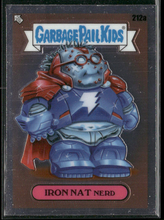 Iron Nat Nerd 2022 Topps Chrome Garbage Pail Kids Original Series 5 #212a