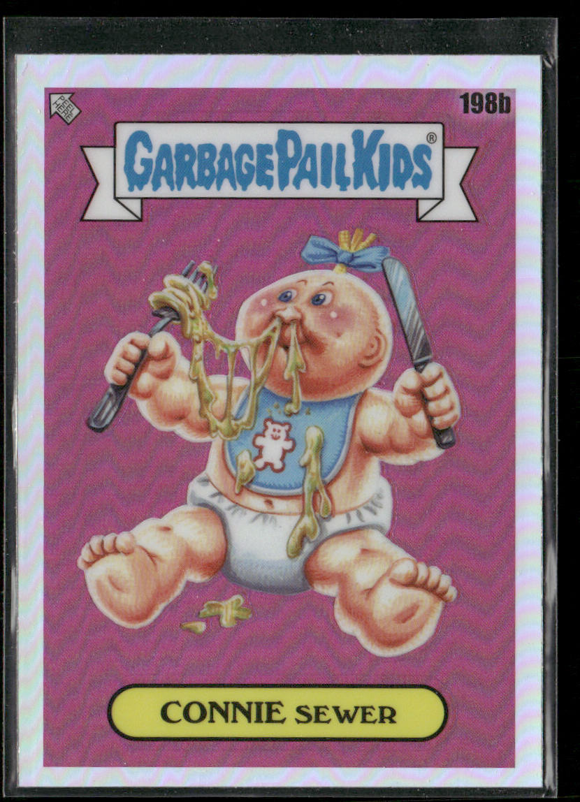Connie Sewer 2022 Topps Chrome Garbage Pail Kids Original S5 Refractors #198b