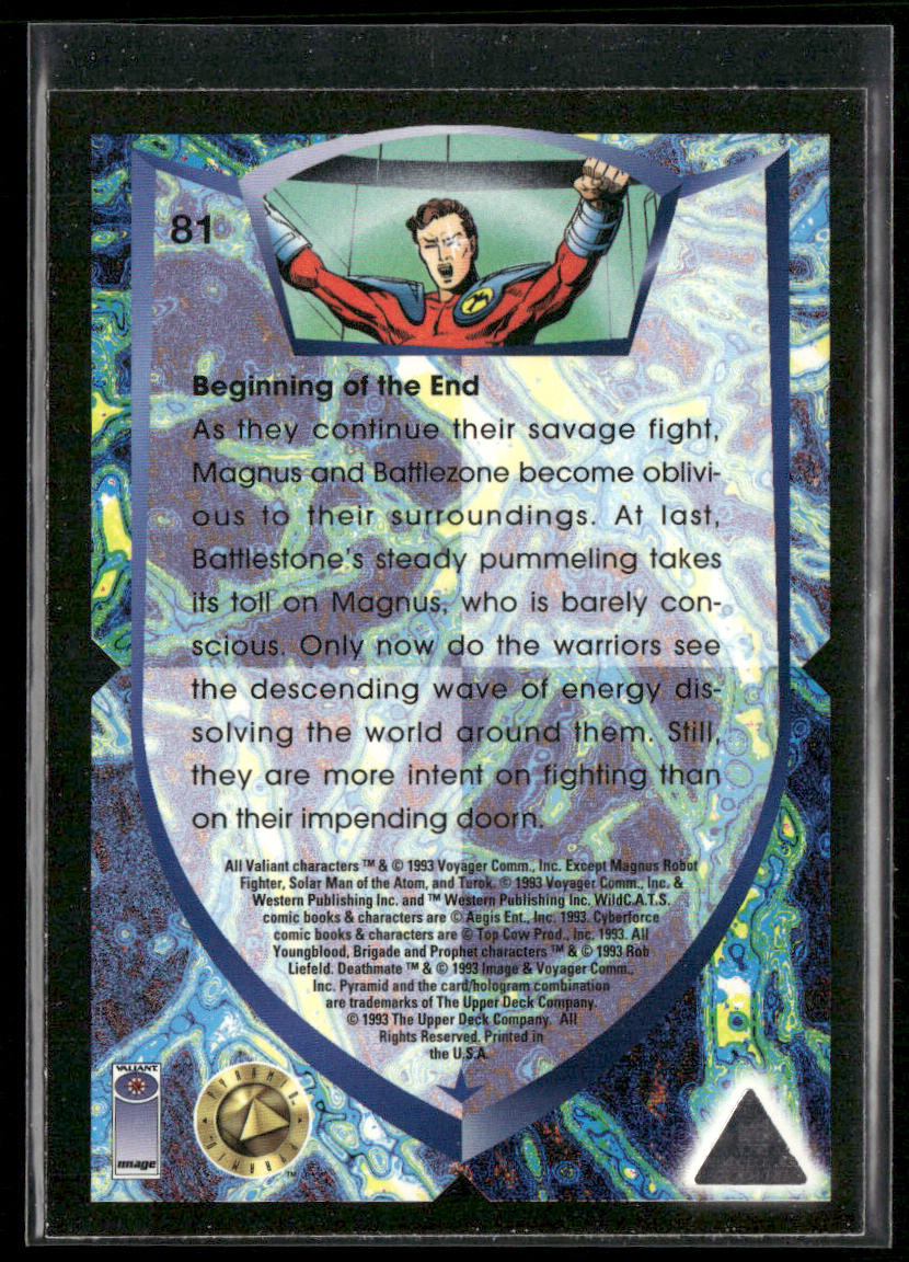 Beginning of the End 1993 Upper Deck Deathmate #81