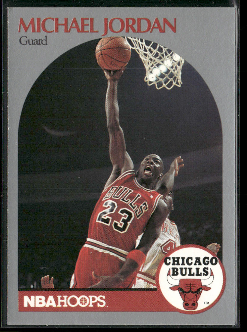 Michael Jordan 1990-91 Hoops #65 Chicago Bulls