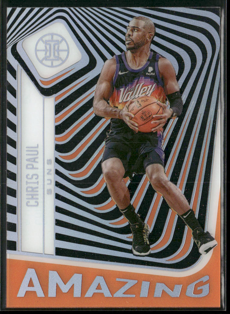 Chris Paul 2020-21 Panini Illusions Amazing Orange #4 Phoenix Suns