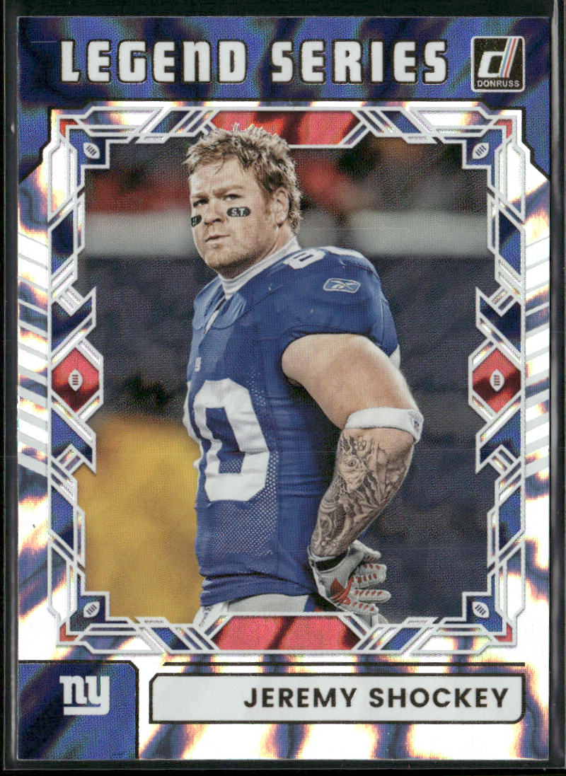 Jeremy Shockey 2025 Donruss The Legend Series #TLS-JSH New York Giants