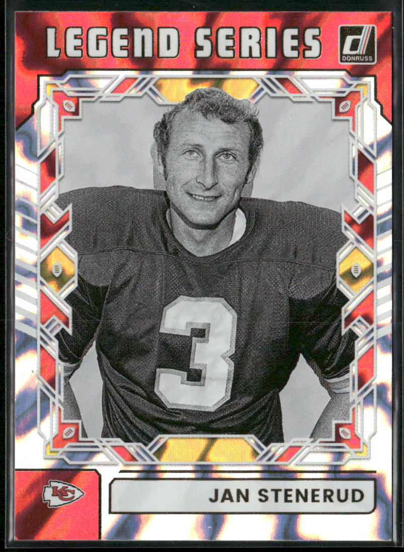 Jan Stenerud 2025 Donruss The Legend Series #TLS-JST Kansas City Chiefs