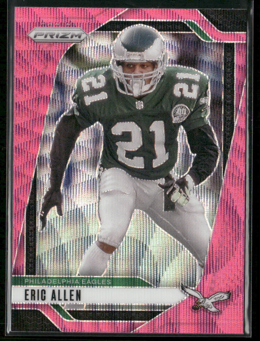 Eric Allen 2024 Panini Prizm Pink Wave #237 Philadelphia Eagles